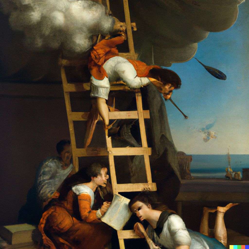 the discovery of gravity, painting by Diego Velazquez
